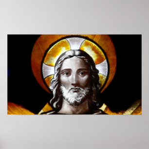 Affiche Jésus (vitrail) /Poster
