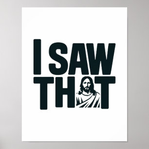 Affiche Jésus vous regarde, j'ai vu ça Mème