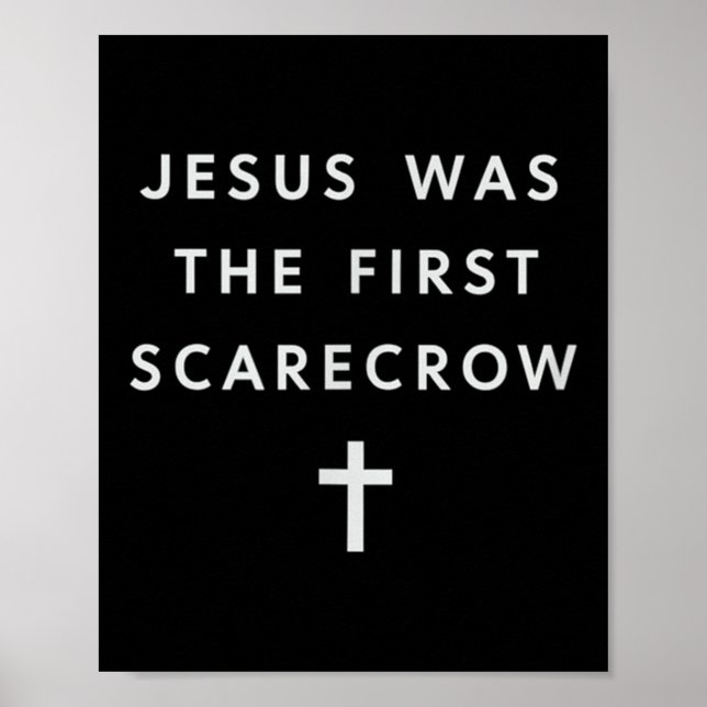 Affiche Jesus Was The First Ecrow – Minimalist Christian S (Devant)