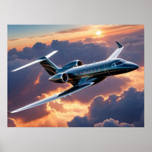 Affiche Jet de luxe