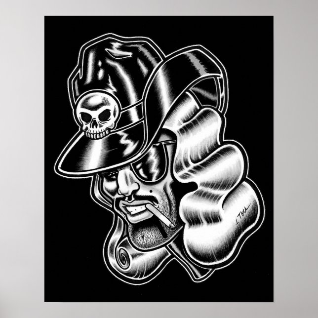 Affiche Jet Latex™/Space Cowboy (Devant)