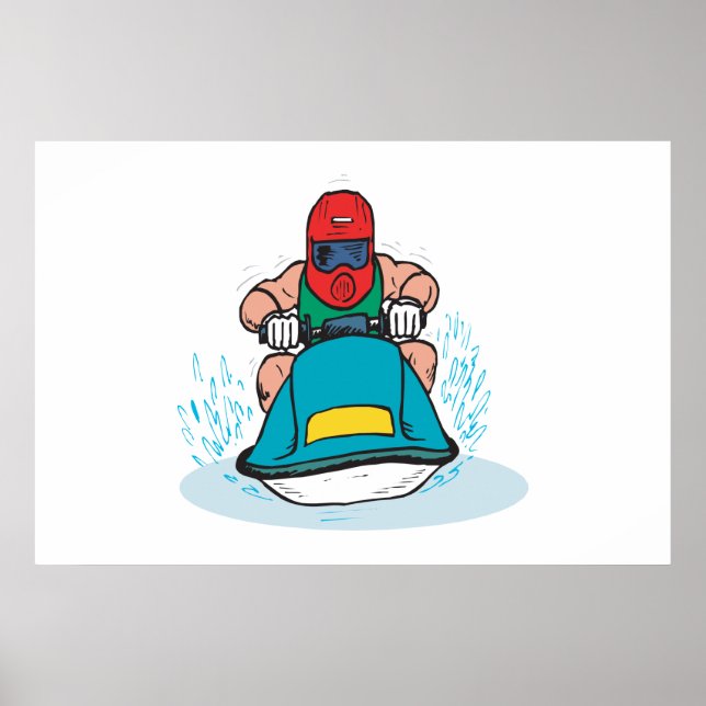 Affiche Jet Ski (Devant)