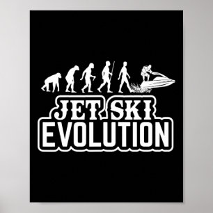 Affiche Jet Ski Evolution - Jet Ski Amateurs Sport Swimmi