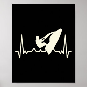 Affiche Jet Ski Lover I Heartbeat Jet Ski