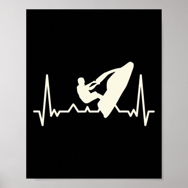 Affiche Jet Ski Lover I Heartbeat Jet Ski (Devant)