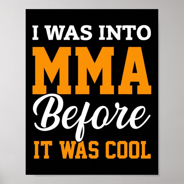 Affiche J'étais dans le MMA avant qu'il ne soit cool Arts  (Devant)