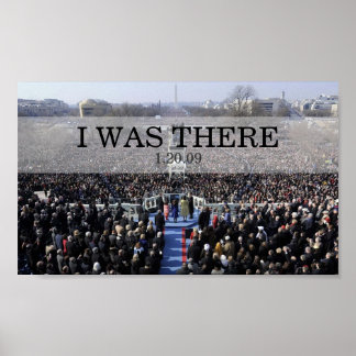Affiche J'ÉTAIS LÀ : Le Président Obama Prononce En Cérémo