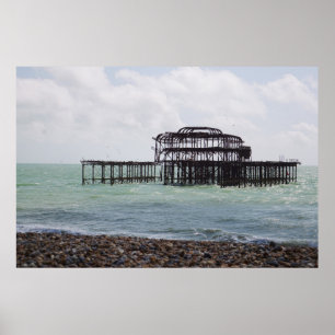 Affiche Jetée ouest de Brighton