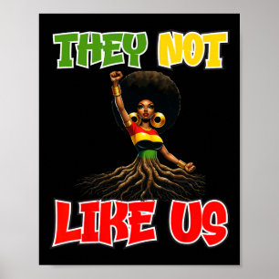Affiche Jeteeth Mois de l'histoire noire Ils ne nous aimen