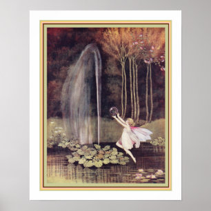 Affiche "Jeter les bulles arc-en-ciel" ca. 1916- 16x20