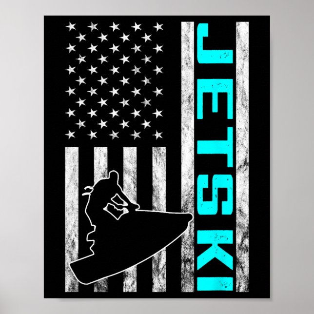 Affiche Jetski Jet Ski Jet Ski American Usa Jet Ski W (Devant)