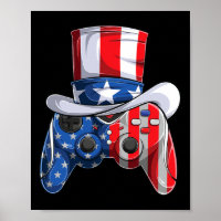 Jeu 4 juillet contrôleur American Flag Kids Boy