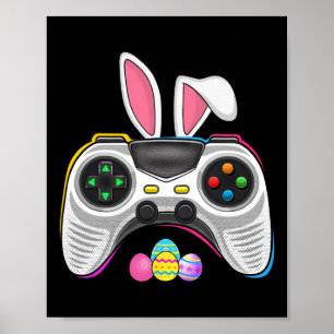 Affiche Jeu Bunny Oeufs Costume Pâques Jours Garçons Enfan