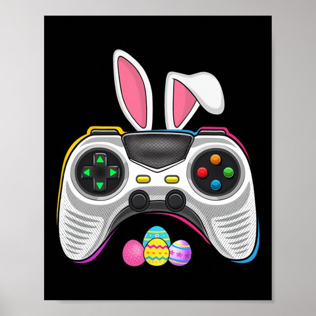 Affiche Jeu Bunny Oeufs Costume Pâques Jours Garçons Enfan (Devant)