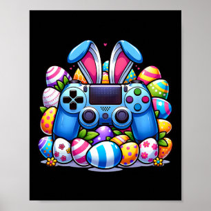 Affiche Jeu Bunny Oeufs Costume Pâques Jours Garçons Enfan