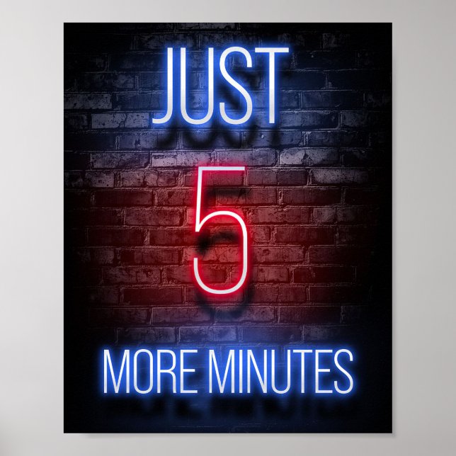 Affiche Jeu Cinq Minutes De Plus (Devant)