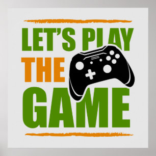 Affiche jeu d'art cool