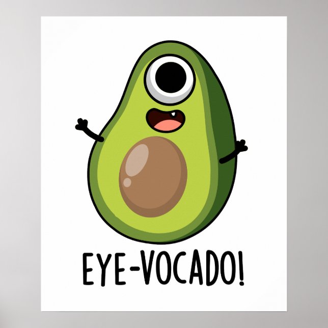 Affiche Jeu d'Avocado amusant (Devant)
