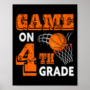 Affiche Jeu De 4E Année Bysketbyll Byck To School Fun Gi