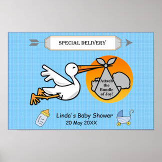 Affiche Jeu de Baby shower