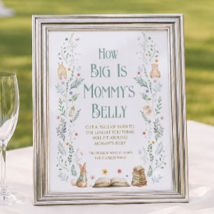 Affiche Jeu de Baby Shower pour le Prochain Chapitre Quell