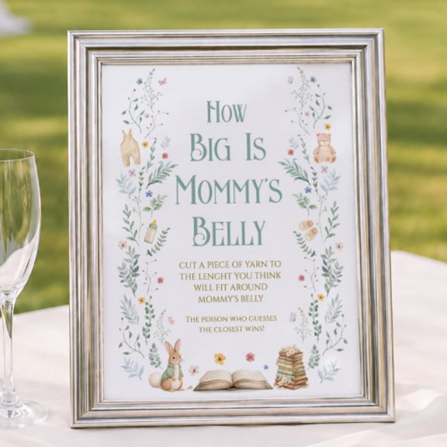 Affiche Jeu de Baby Shower pour le Prochain Chapitre Quell (Créateur téléchargé)