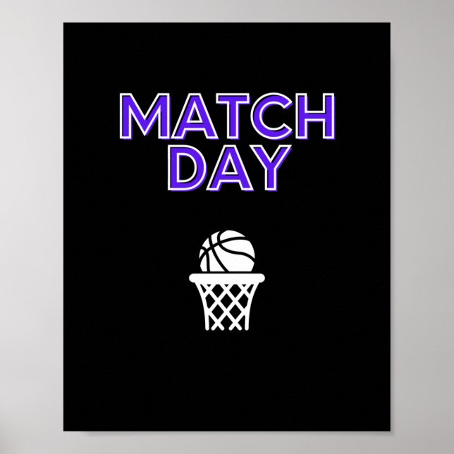 Affiche Jeu de basket-ball Jour 1 (Devant)