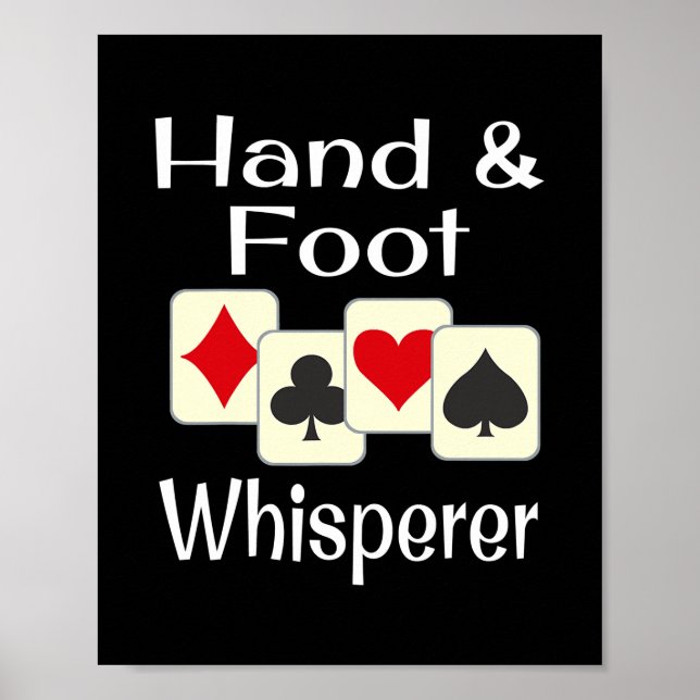 Affiche Jeu De Carte De Jeu De Whisperer Main Et Pied (Devant)