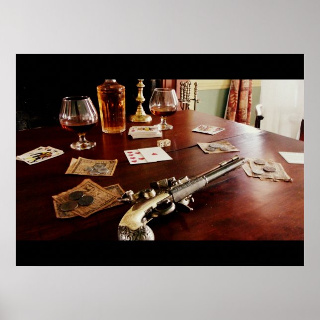 Affiche Jeu de cartes (Devant)