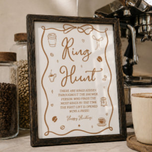 Affiche Jeu de chasse à l'anneau Love is Brewing pour la d