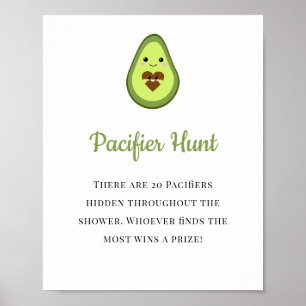 Affiche Jeu de chasse Pacifique Signal Avocado Fiesta Baby