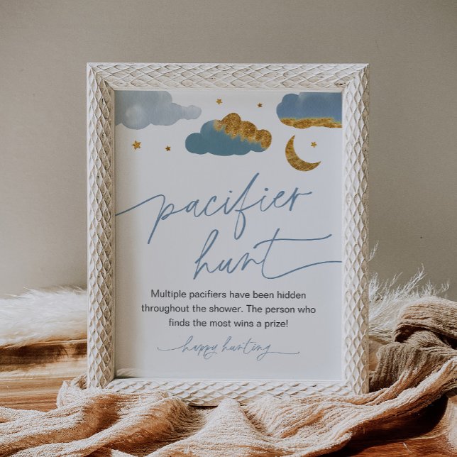 Affiche Jeu de chasse pacifique Twinkle petit Baby shower  (Créateur téléchargé)