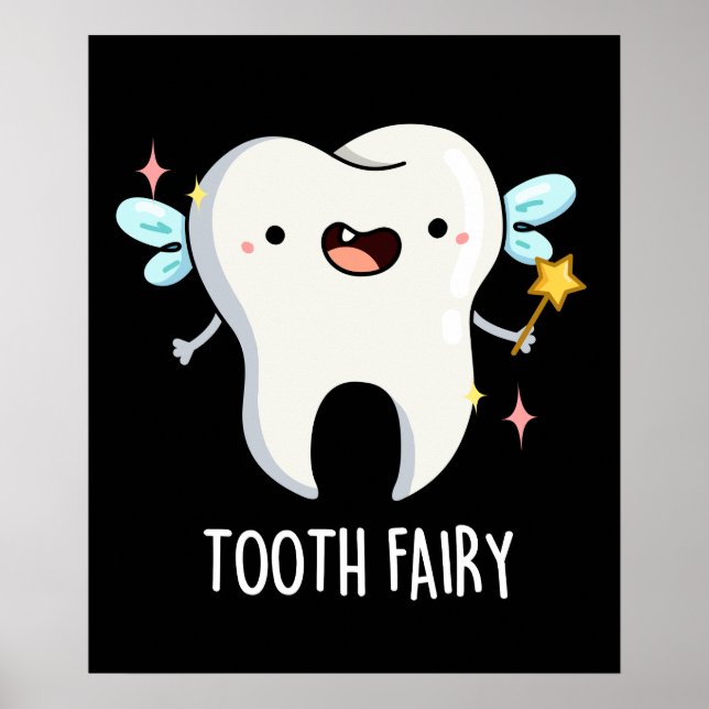 Affiche Jeu de dent Fairy Funny Jeu de dent Dark BG (Devant)