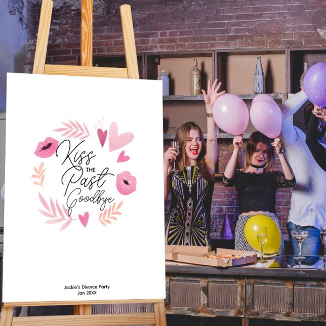 Affiche Jeu de fête de divorce Adieu au passé (Créateur téléchargé)