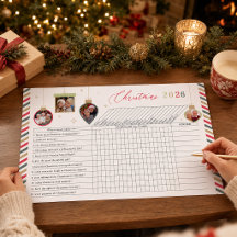 Jeu de fête de famille pour Noël : Qui est le plus