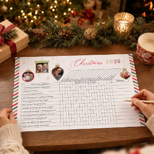 Affiche Jeu de fête de famille pour Noël : Qui est le plus