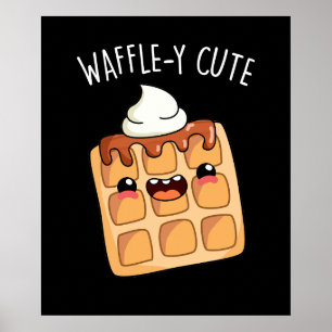 Affiche Jeu de gaufre amusant