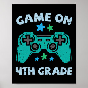 Affiche Jeu de jeu sur 4e année 4e première école G