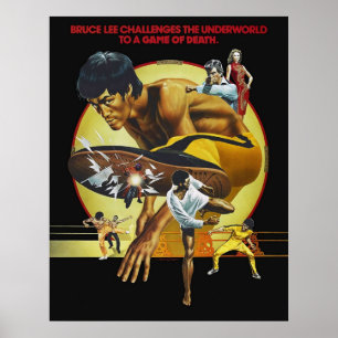 Affiche Jeu de la mort 1978 Célèbre film KungFu Jet Kune D