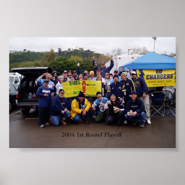 Affiche Jeu de lancement des chargeurs 2004 (Devant)