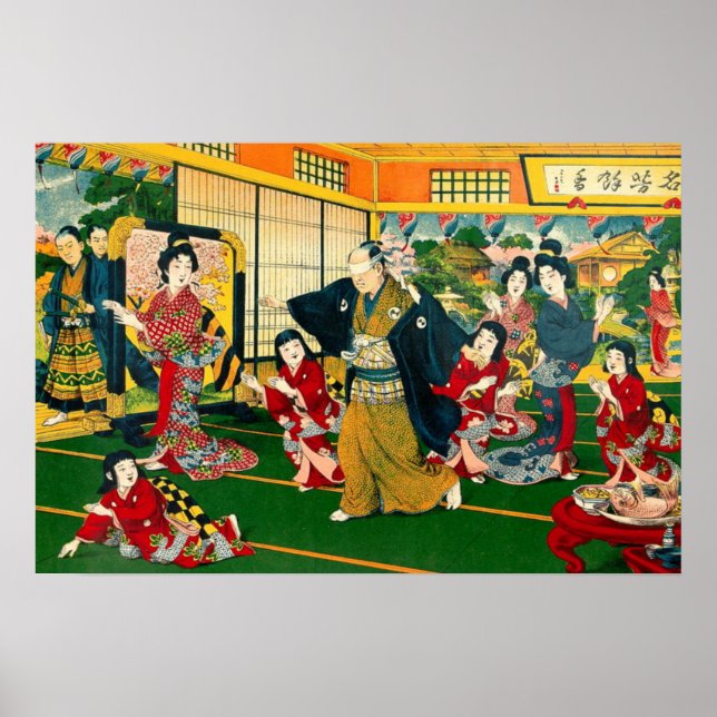 Affiche Jeu de l'aveugle 47 Ronin Artiste Inconnu 1925 (Devant)
