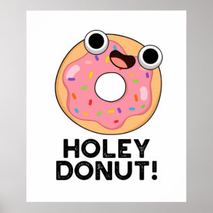 Affiche Jeu de nourriture amusant Holey Donut