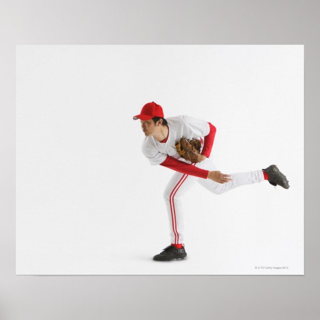 Affiche Jeu de Pitcher Baseball (Devant)