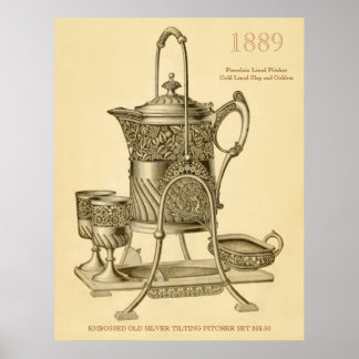 Affiche Jeu de Pitcher vintage