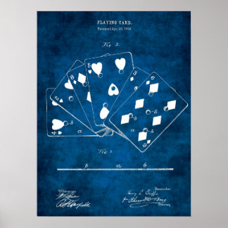 Affiche Jeu de Poker Jouer carte Wall Art no 5