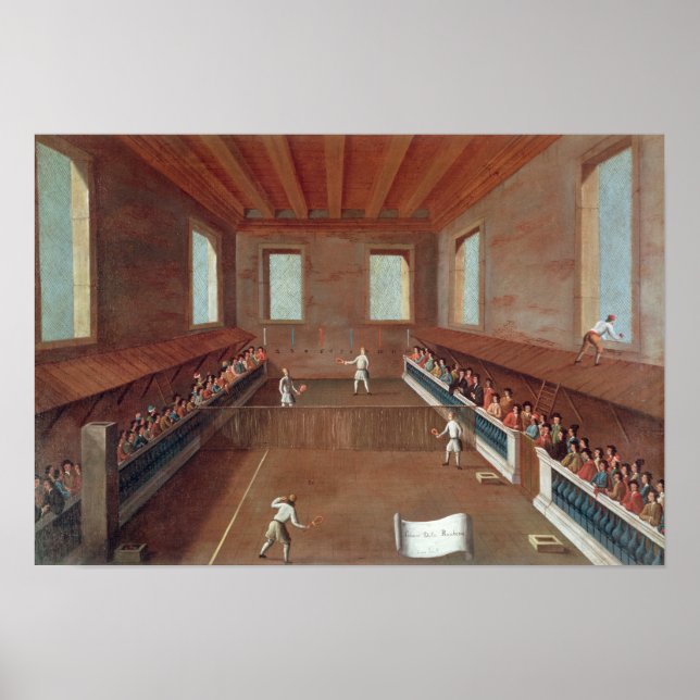 Affiche Jeu de Racquets (Devant)