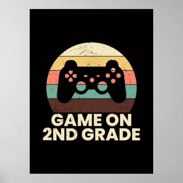 Affiche Jeu d'enseignant de 2e année en 2e année (Devant)
