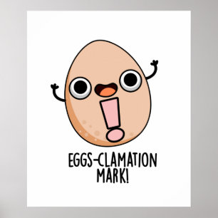 Affiche Jeu d'Oeufs Mark Funny Egg Pun