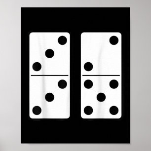 Affiche Jeu drôle de 67 mèmes addict aux dominos Six Seven