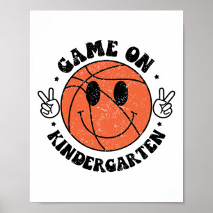 Affiche Jeu Drôle Sur Kindergarten SketPremier Jour De Sch